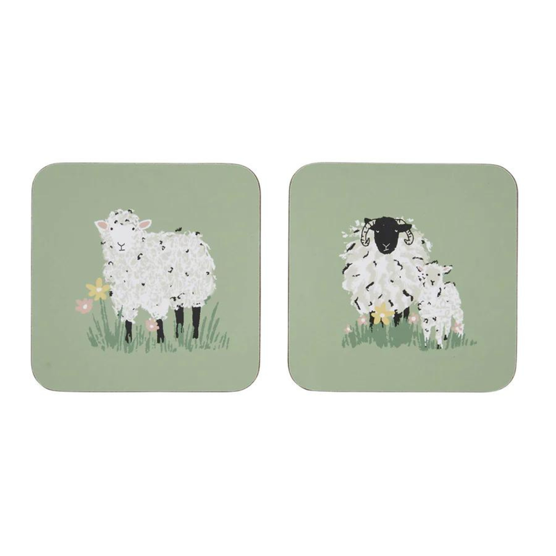 Woolly Sheep 4 Pack Coaster